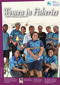Women in Fisheries Bulletin 37 cover