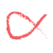 OnShore logo - red fish outline sketch