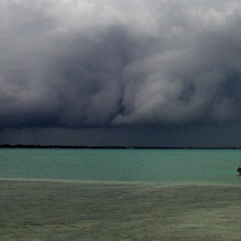 Storm approaching, Tarawa, Kiribati. Image: Quentin Hanich